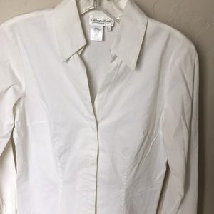 Dress white blouse